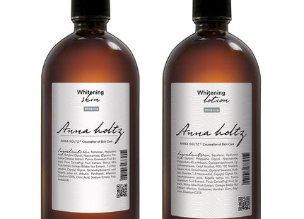 ANNA HOLZ  Whitening Skin Lotion Large Size Set, 2 Items