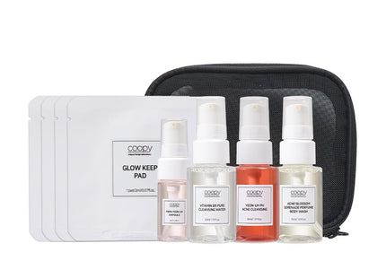 KOOPY  Travel Essentials Kit + Mesh Pouch, 1 Set