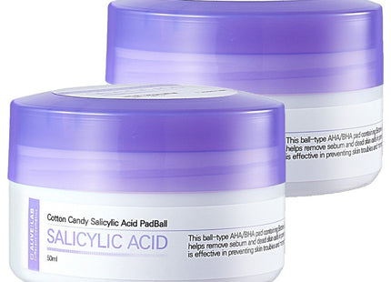 ALIVE LAB Cotton Candy Salicylic Acid Padball 50ml, 1 Pack, 2 Count