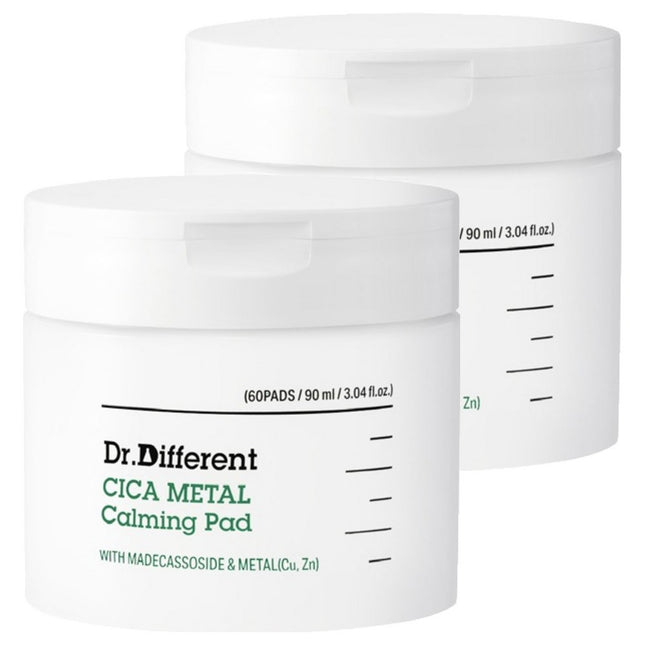 DR.DIFFERENT  Cica Metal Calming Pad 60ea, 2ea