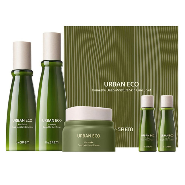 NONE Urban Eco Harakeke Deep Moisture Skin Care 3-Piece Set