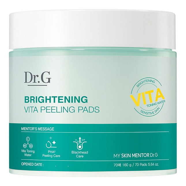 DR.G  Brightening Vita Peeling Pad 160g, 70 Count