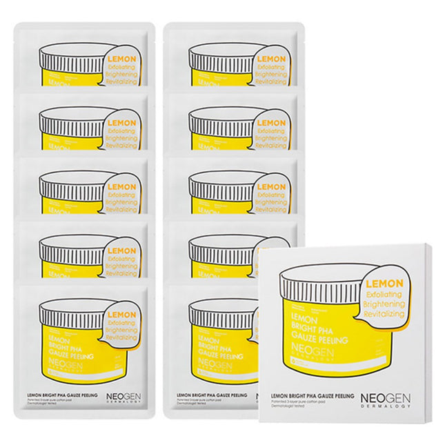 NEOGEN  Dermalogy Lemon Bright PHA Gauze Peeling Pad 10p