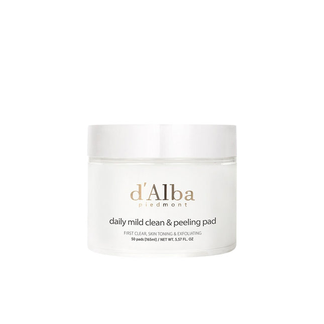 D'ALBA  Daily Mild Clean & Peel Pad 50p