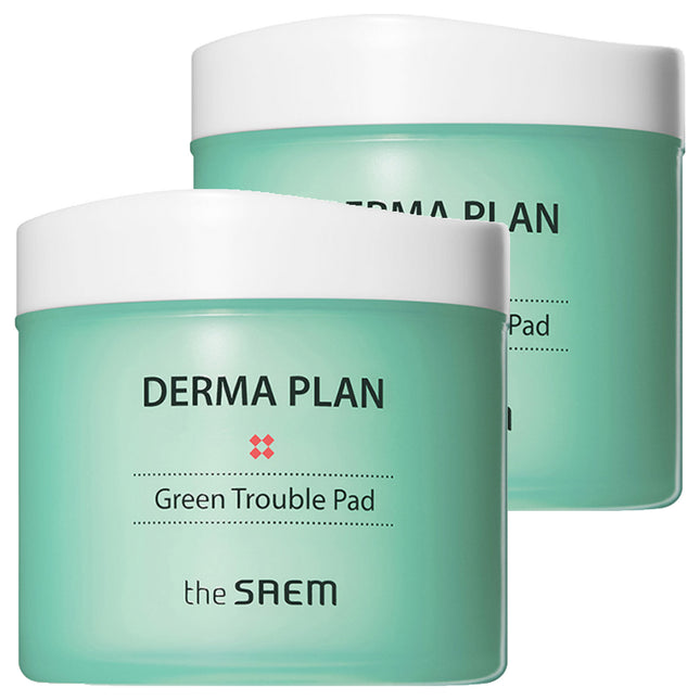THE SAEM  Derma Plan Green Trouble Pad 70ea, 2count