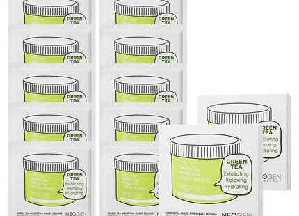 NEOGEN  Green Tea Moist PHA Peeling Pad, 2 Count (10 Pads Each)