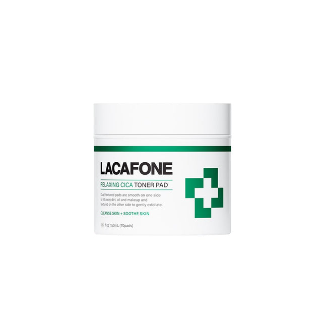 LAQPHONE  Relaxing Cica Toner Pad 70p, 150ml, 1 pack