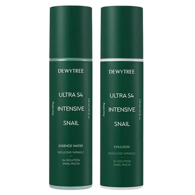 DEWYTREE  Ultra S4 Intensive Snail Essence Water 150ml + Emulsion 150ml, 1 Set