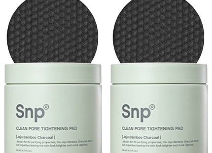 SNP  Clean Pore Tightening Pad 60p, 60 Sheets, 2 Count