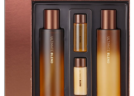 TONYMOLY  Ultimate Blend Black Propolis 3.3 Glow Toner 140ml + 20ml + Emulsion 140ml + 20ml Set, 1 Set