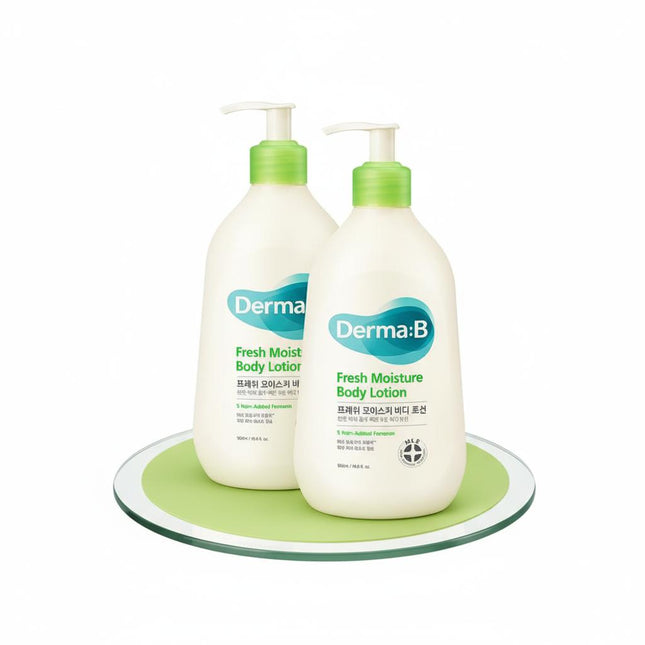 DERMAB Fresh Moisture Body Lotion 500ml + 500ml Double Set  Single Item