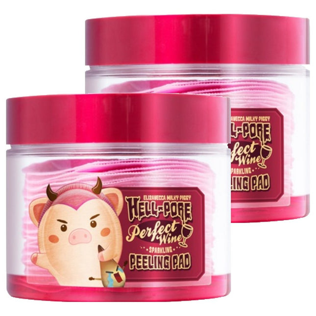 ELIZAVECCA HELPEAR PERFECT WINE SPARKLING PEELING PAD 2EA
