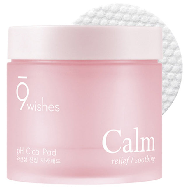 NINEHILLS  Calm Cica Toner Pad 70 Count 1 Pack