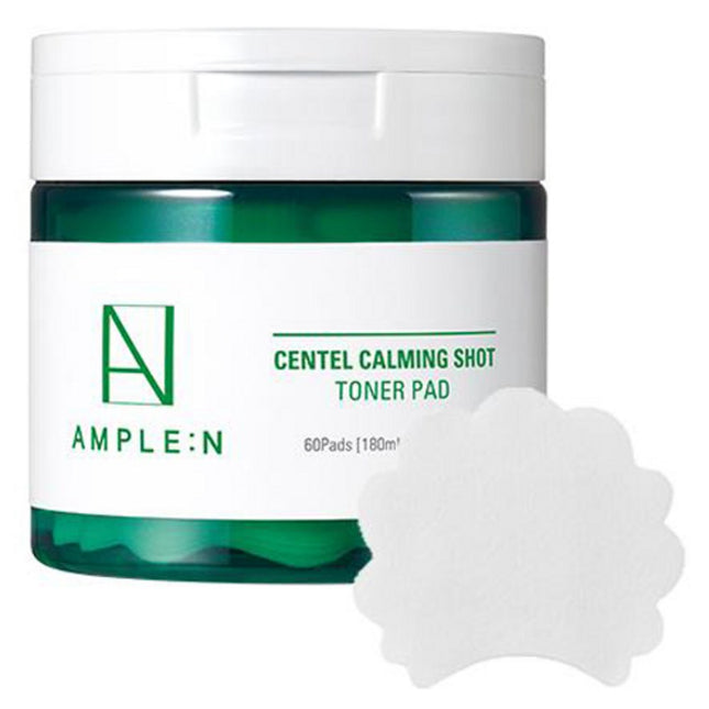 COREANA AMPOULE N Centella Calming Shot Toner Pad 60 Counts
