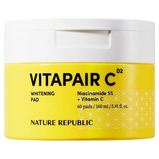 NATURE REPUBLIC  Vita Pair C Tone Up Pad 160ml, 60 Count, 1 Pack