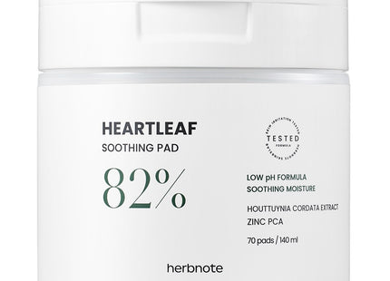 HUBENOTE  Houttuynia Cordata Calming Pad 70 Count