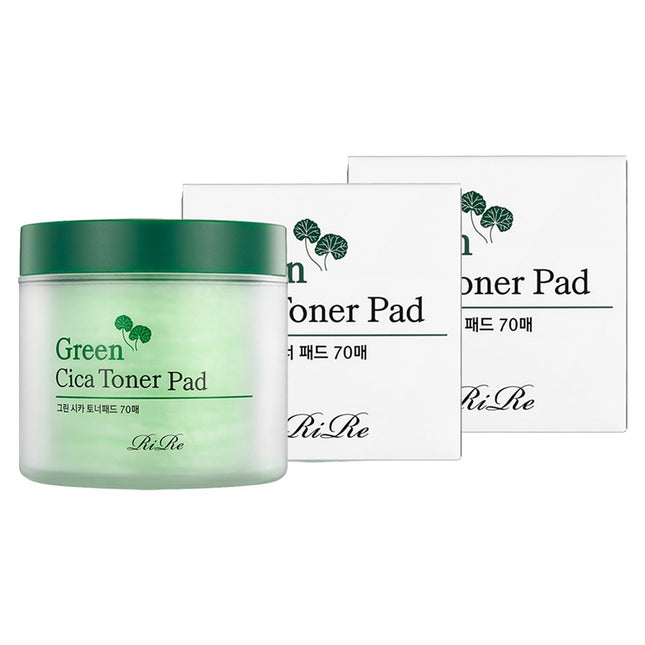 RIRE  Green Cica Toner Pad 150ml 70ea 2P