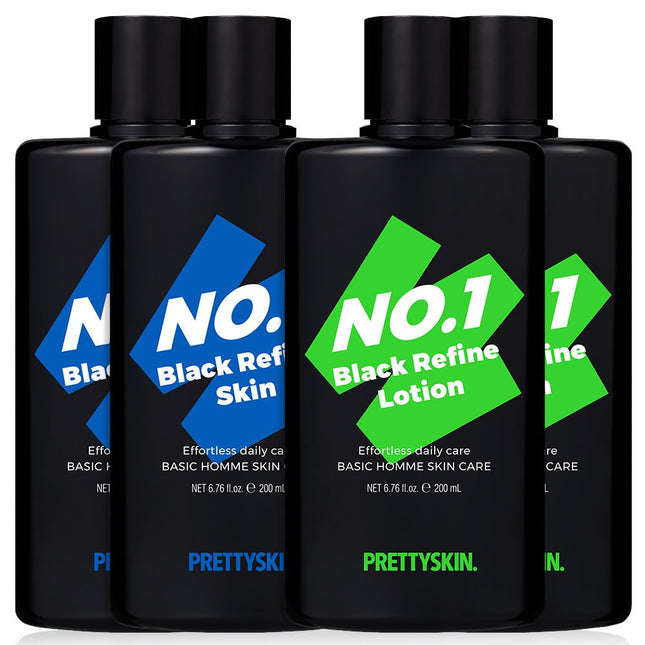 PRETTY SKIN  No.1 Black Men's Skin 2+ Lotion 2+ Lotion 2 Skin 2 Set, 1 Item