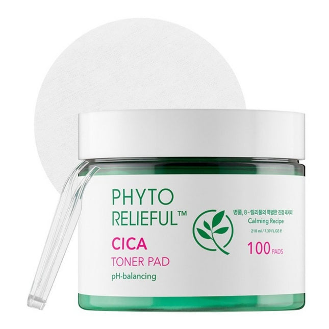 THANK YOU FARMER  Phyto Lilyful Cica Toner Pad 210ml, 100 Count, 1 Each