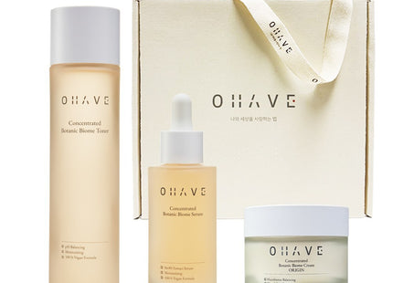 OHV BOTANICBIOME High-Performance Basic Skincare 3-Piece Set