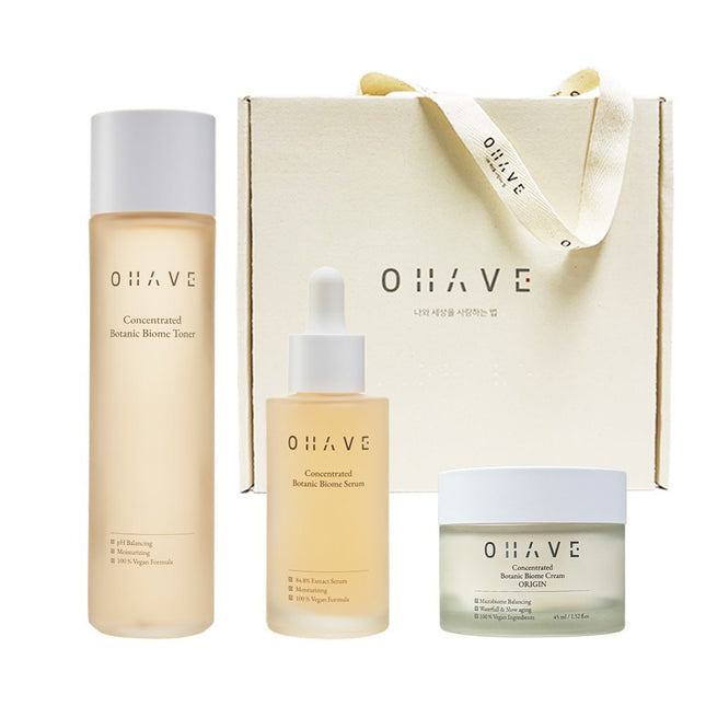 OHV BOTANICBIOME High-Performance Basic Skincare 3-Piece Set