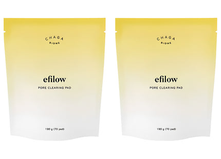 CHAGA MUSHROOM  Biome Pore Clear Toner Pad Refill 190g, 70 count, 2 Pack