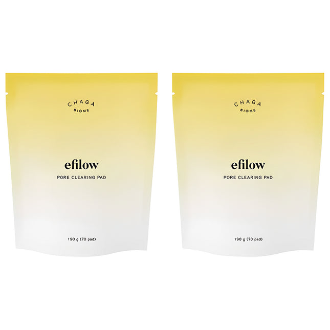 CHAGA MUSHROOM  Biome Pore Clear Toner Pad Refill 190g, 70 count, 2 Pack