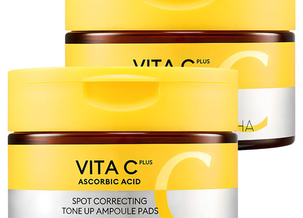 MISSHA  Vita C Plus Blemish Brightening Tone-Up Ampoule Pad 210g, 80 Count, 2 Pack