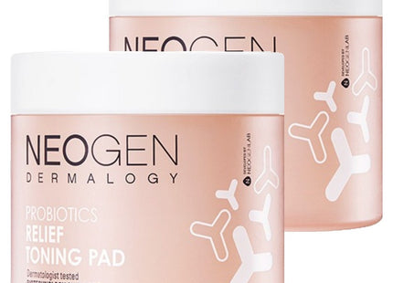 NEOGEN  Probiotics Relief Toning Pad, 140ml, 2 Count