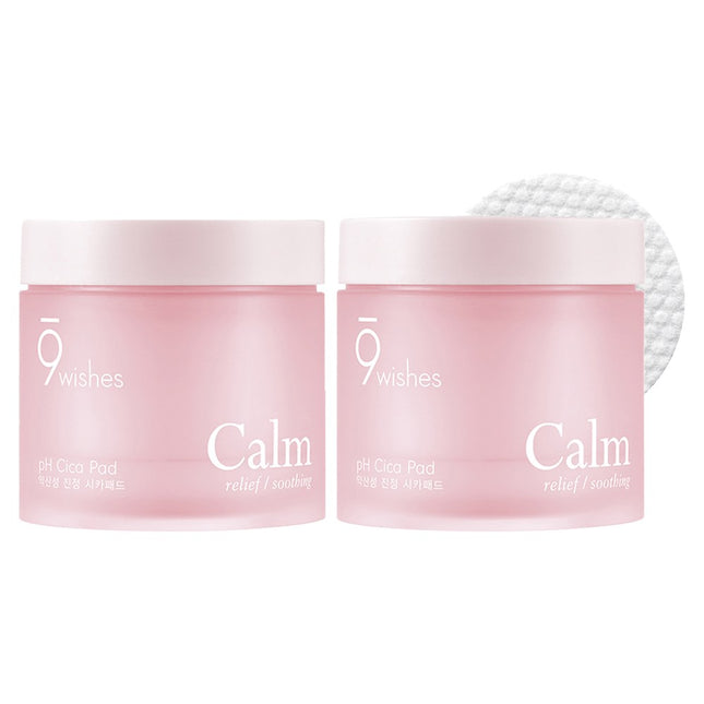 NINEHILLS  Calm Cica Toner Pad, 70 Count, 2 Pack