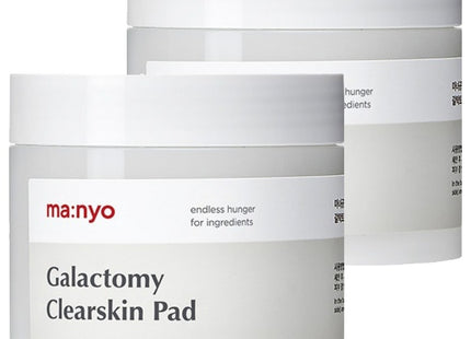 MANYO FACTORY  Galactomy Clear Skin Pad 160g, 60ea, 2-Pack