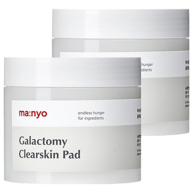 MANYO FACTORY  Galactomy Clear Skin Pad 160g, 60ea, 2-Pack