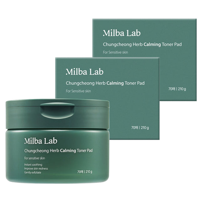 MILKY LAB  Calming Toner Pad 210g, 70 Count, Set of 2