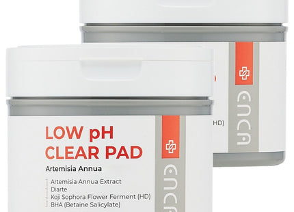 ENCA  Artemisia Mild Acidic Clear Pad Toner Pads 155ml, 75 count, 2 Pack