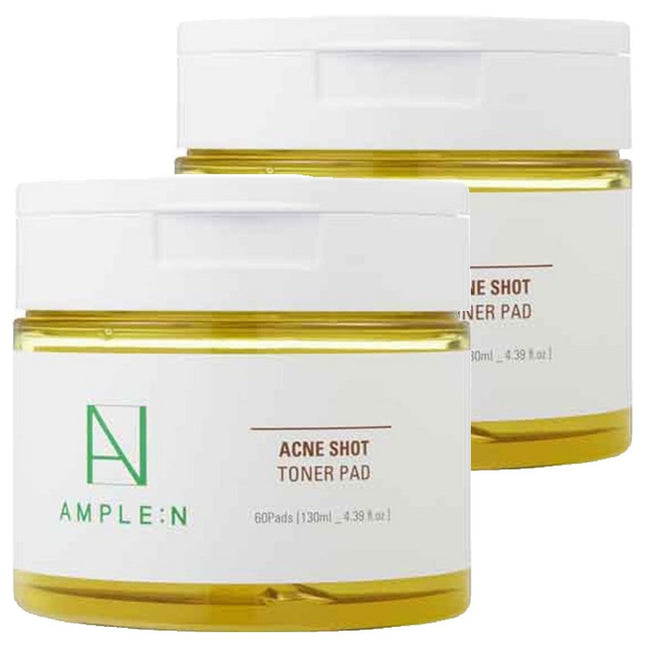 AMPLE:N Korea Algae Shot Toner Pad 60 Count 2 Pack