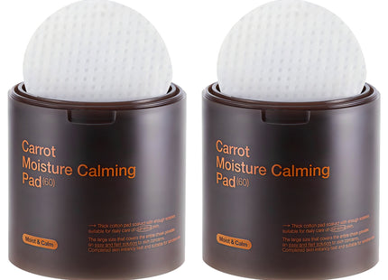 MEDIHEAL  Carrot Vita Toner Pad 250ml 60ct 2 Pack