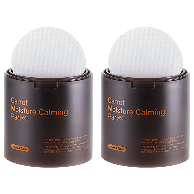 MEDIHEAL  Carrot Vita Toner Pad 250ml 60ct 2 Pack