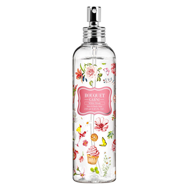 BOUQUET GARNI  Hair & Body Mist White Musk 250ml 1 Count
