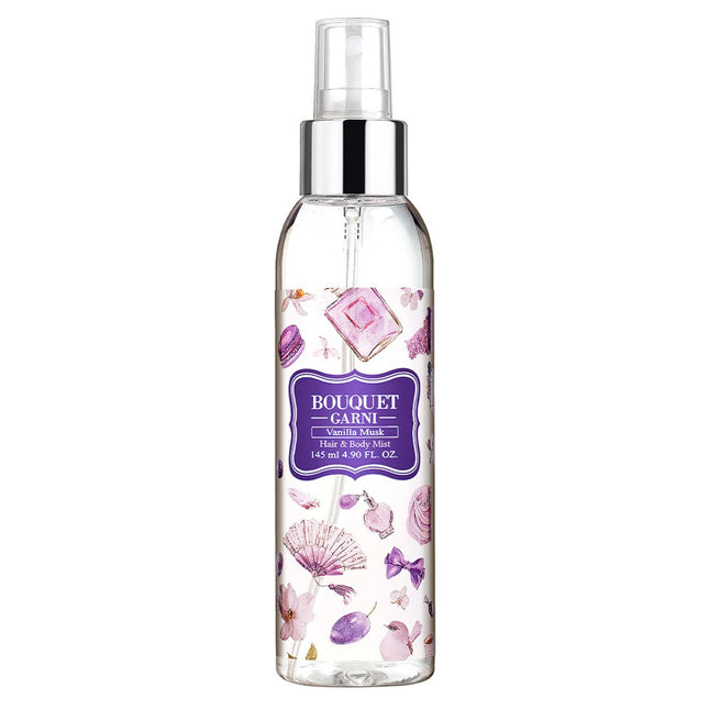 BOUQUET GARNI  Fragranced Hair & Body Mist Vanilla Musk, 145ml, 1 count