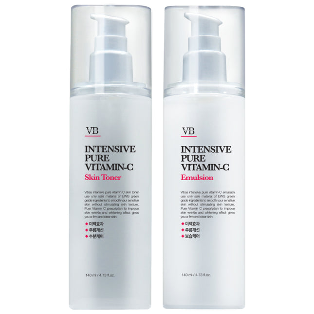 VIVAWASH  Intensive Pure Vitamin C Skin Toner + Emulsion Set, 1 Set