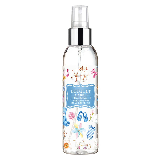 BOUQUET GARNI  Fragranced Hair & Body Mist Baby Powder, 145ml, 1 piece