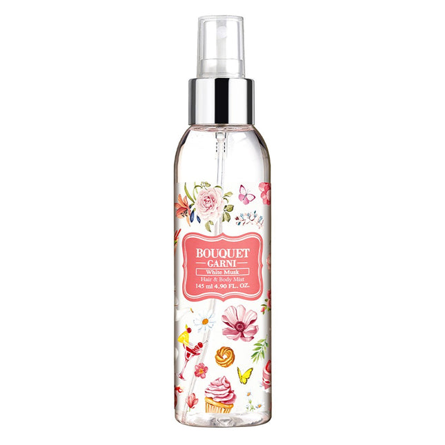 BOUQUET GARNI  Fragranced Hair & Body Mist White Musk, 145ml, 1 count