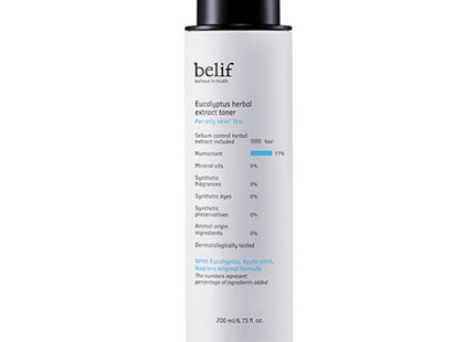 BELIF  Eucalyptus Herbal Extract Toner 200ml 1ea