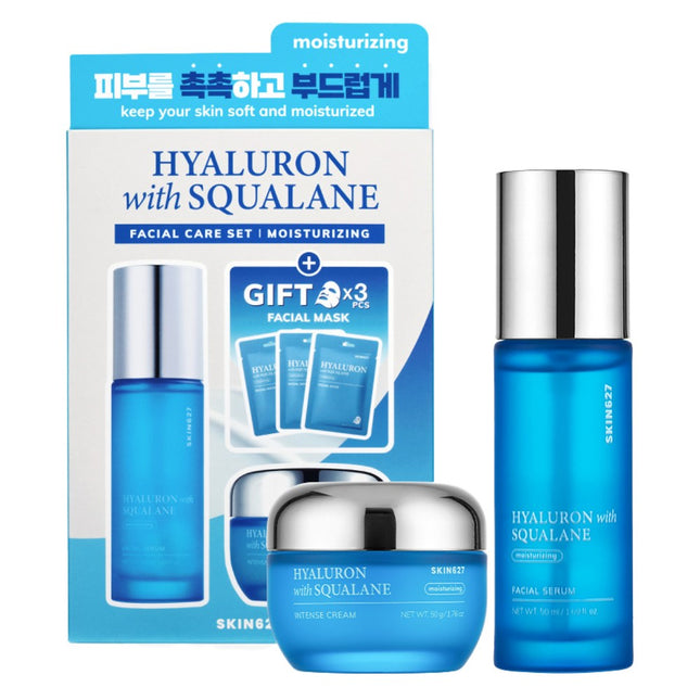 SKIN627 Hyaluron with Squalane Facial Care Set