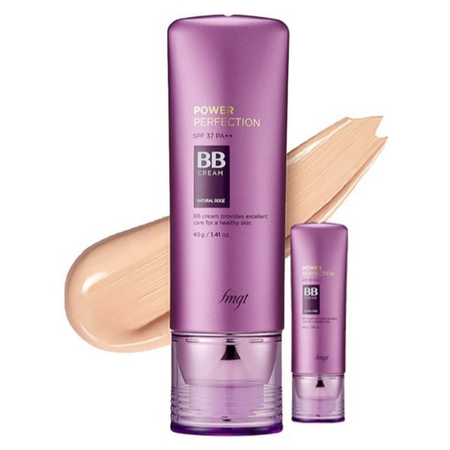 FMGT  Power Perfection BB Cream SPF37 PA++, V203 Natural Beige, 40g, 2 Count