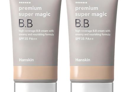HANSKIN  Premium Super Magic BB Cream SPF30 PA++, 45g, 2 Count