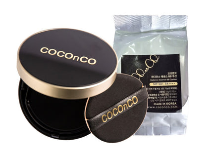 COCO & COCO  Radiance Essence Water Glow BB Cushion, Free Aloe Vera Gel Gift, 15g, 1 Count