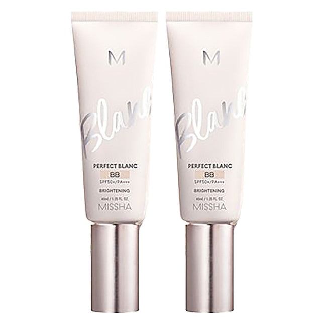 MISSHA  M Perfect Blanc BB SPF50+ PA+++, Shade 19 Rosy, 40ml, 2-Pack