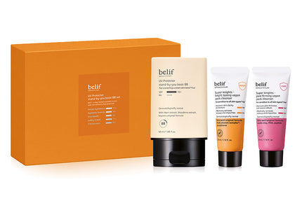 BELIF  UV Protector StandbyU Basic BB Special Set SPF50+ PA++++, Mixed Color, 1 Count