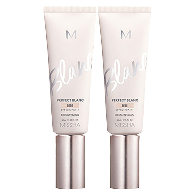 MISSHA  M Perfect Blanc BB SPF50+ PA+++, Beige 22, 40ml, 2 Pack